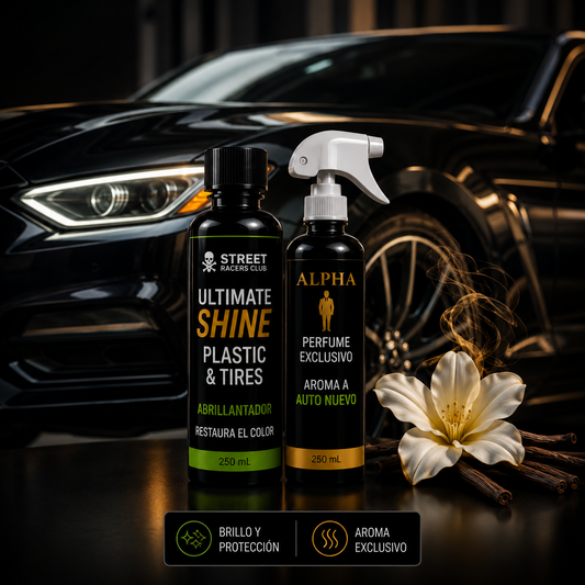 Kit Auto Nuevo – Abrillantador + Perfume Premium