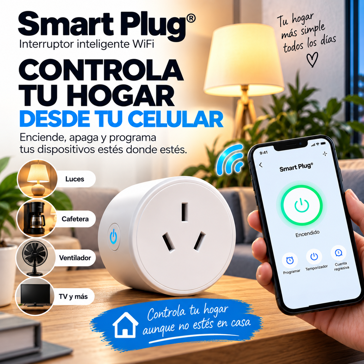 SmartPlug WiFi – Convierte tu Hogar en Inteligente