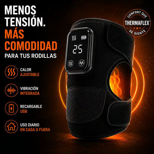 ThermaFlex™ Pro – Rodillera Térmica Recargable